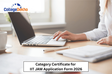 Category Certificate for IIT JAM Application Form 2026
