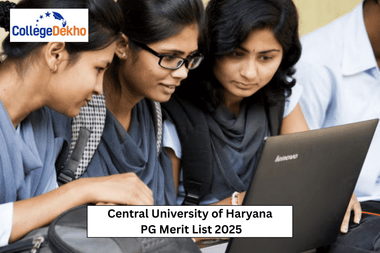 Central University of Haryana PG Merit List 202