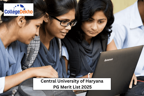 Central University of Haryana PG Merit List 202