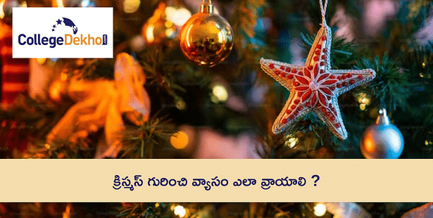 Christmas Essay in Telugu