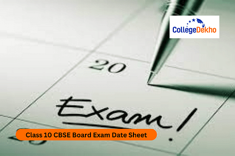 Class 10 CBSE Board Exam Date Sheet 2024