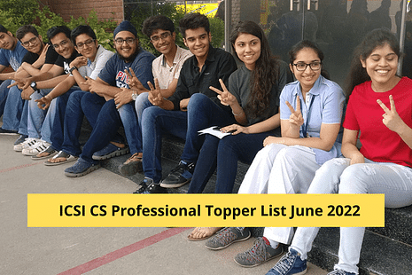 ICSI CS Professional Topper List June 2022 Released