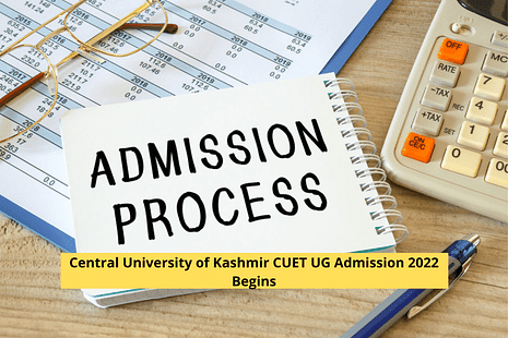 Central University of Kashmir CUET UG Admission 2022 Begins: Steps to Fill Application Form