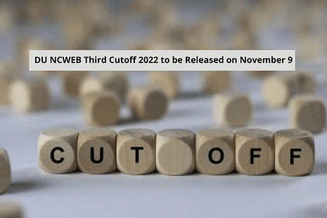 DU NCWEB Third Cutoff 2022 to be released on November 9