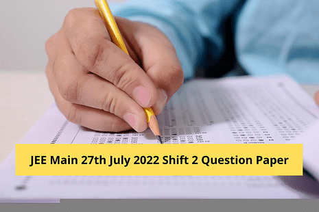 JEE Main 27th July 2022 Shift 2 Question Paper Analysis, Answer Key, Solutions