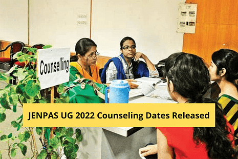 JENPAS UG 2022 Counseling Dates Released