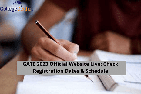 GATE 2023 Official Website Live: Check Registration Dates & Schedule