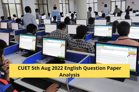 CUET 5th Aug 2022 English Question Paper Analysis