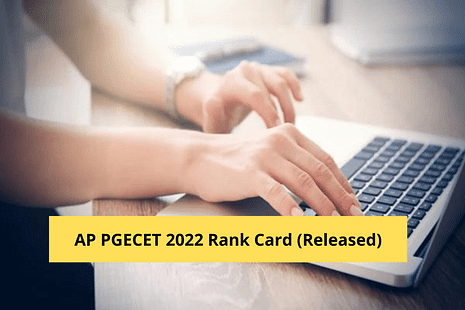 AP PGECET 2022 Rank Card (Released): Direct Link to Download, Instructions