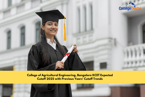 College of Agricultural Engineering, Bangalore KCET Expected Cutoff 2025 with Previous Years' Cutoff Trends