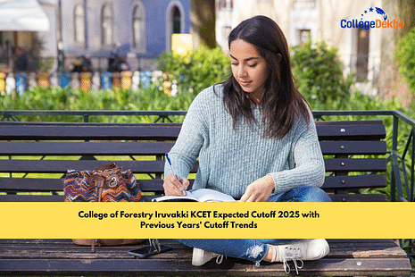 College of Forestry Iruvakki KCET Expected Cutoff 2025 with Previous Years' Cutoff Trends
