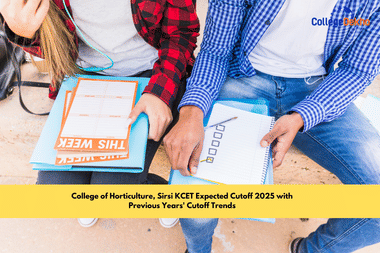 College of Horticulture, Sirsi KCET Expected Cutoff 2025 with Previous Years' Cutoff Trends