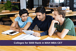 Colleges for 5000 Rank in MAH MBA CET 2024
