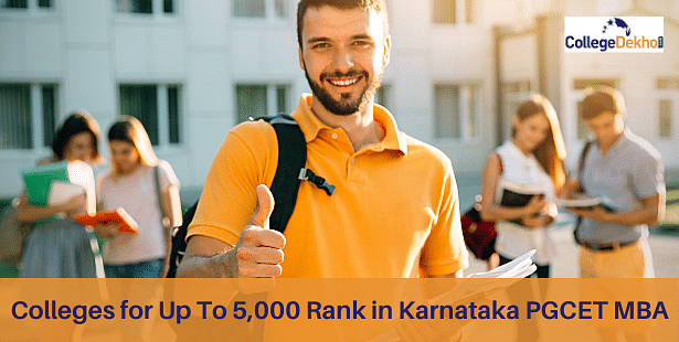olleges for up to 5,000 Rank in Karnataka PGCET MBA