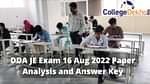 DDA JE Exam 16 Aug 2022 Paper Analysis and Answer Key