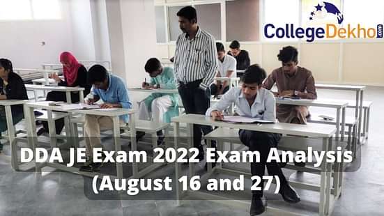 DDA JE Exam 2022 Exam Analysis