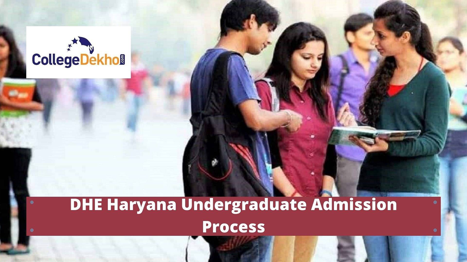 DHE Haryana Undergraduate Admission Process
