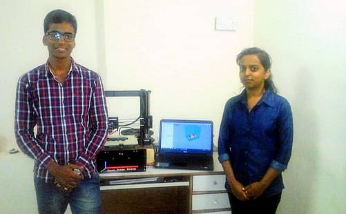 DKTE's Institute Final ETC Students successfully designed project " 3D Printer"