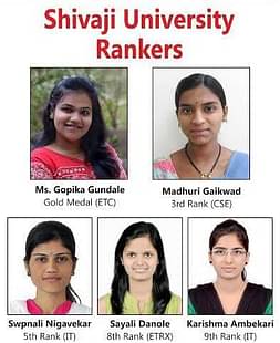 DKTE's 5 Students Successful in 'SUK' Ranking