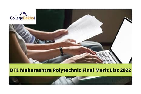 DTE Maharashtra Polytechnic Final Merit List 2022