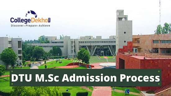 DTU M.Sc Admission Process