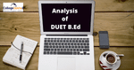 DUET B.Ed 2020 Exam Analysis