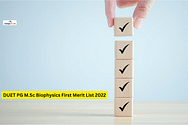 DUET PG M.Sc Biophysics First Merit List 2022 Released: PDF Download of Admission List