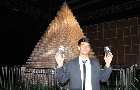 DU Students Break World Record, Build World's Largest Pyramid using 57,000 Plastic Cups