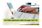 DU CSAS Admission 2022