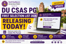 DU CSAS PG First Selection List 2026 Releasing Today: Seat Acceptance Process