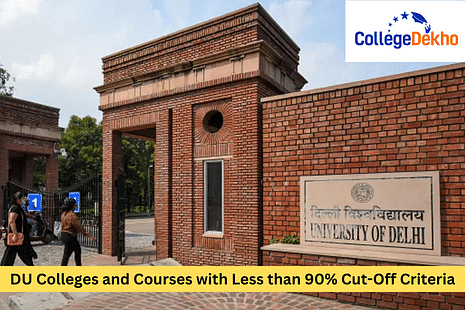 DU Colleges and Courses with Less than 90% Cut-Off Criteria