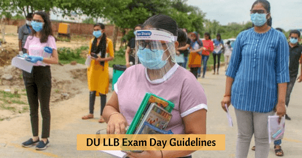 DU LLB Exam Day Guidelines