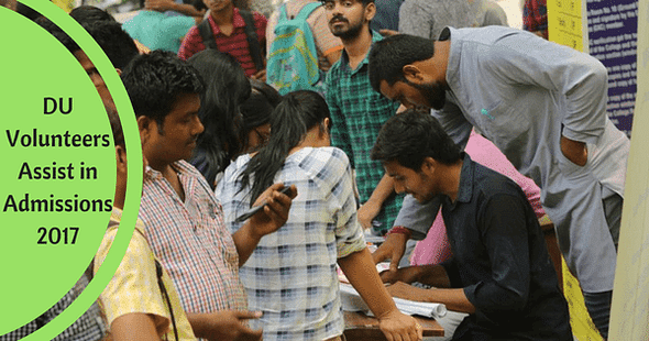 DU Students Volunteer to Prevent Chaos During Admissions
