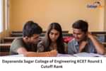 Dayananda Sagar College of Engineering KCET Round 1 Cutoff Rank 2025