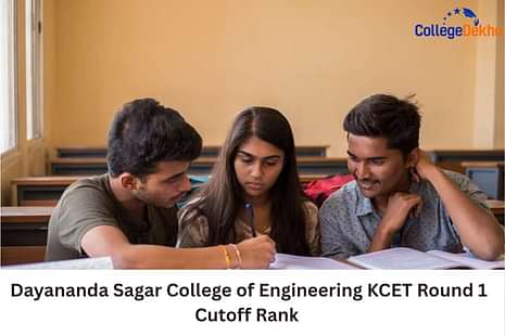 Dayananda Sagar College of Engineering KCET Round 1 Cutoff Rank 2025