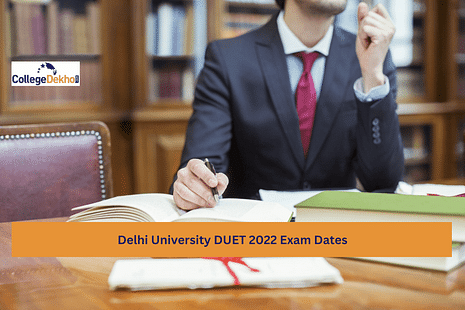 Delhi University DUET 2022 Exam Dates