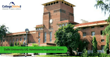 DU Admission Dates 2020