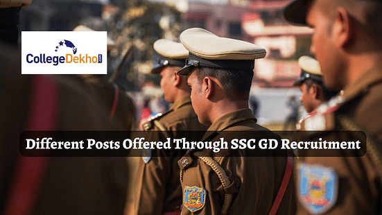 Different Posts Offered Through SSC GD Recruitment