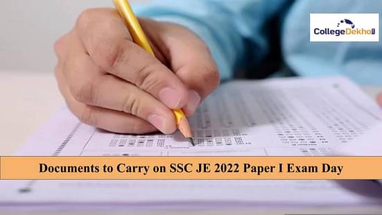 Documents to Carry on SSC JE 2022 Paper I Exam Day