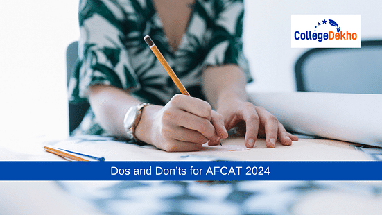 Dos and Donts for AFCAT 2024