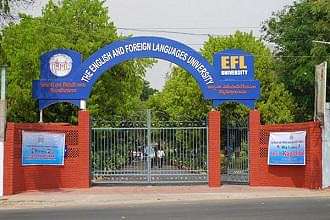 Admission notice-    EFL University, Hyderabad Announces Admission for UG/PG 2016