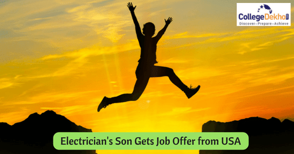 Electrician’s Son Bags Rs. 70 Lakh Package with American Firm