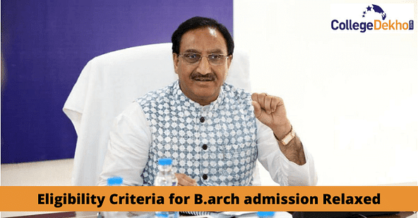 B.Arch Admission Eligibility Relaxation
