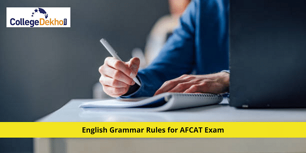 English Grammar Rules for AFCAT Exam