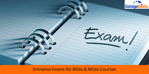 Entrance Exams for BDes & MDes Courses 2024