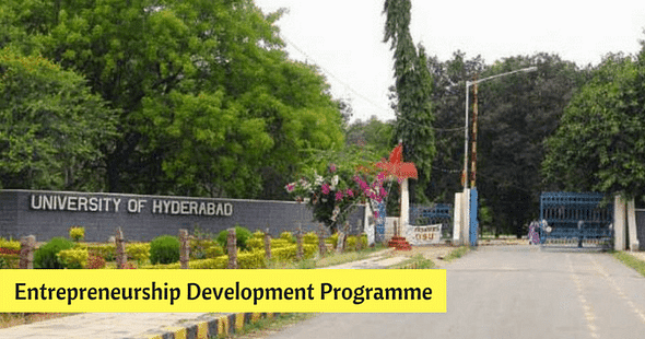 University of Hyderabad Concludes Entrepreneurship Development Programme