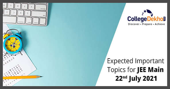 Expected Important Topics for JEE Main 22nd July 2021