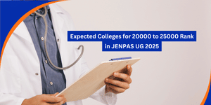 Expected Colleges for 20000 to 25000 Rank in JENPAS UG 2025