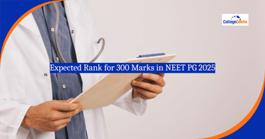 Expected Rank for 300 marks in NEET PG 2025