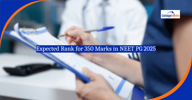 Expected Rank for 350 marks in NEET PG 2025